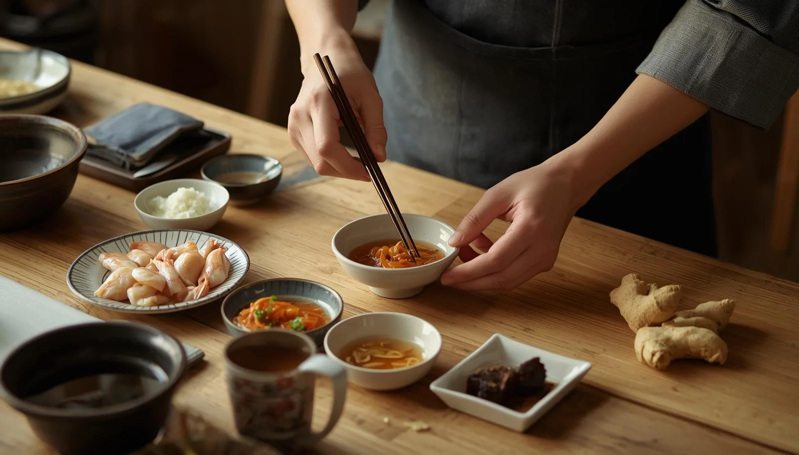 丁寧につくられる食品のイメージ